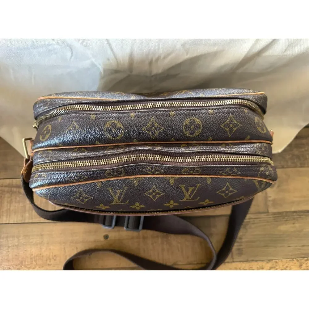 Louis Vuitton Reporter Crossbody Bag Women Monogram Canvas France Dust Bag W/COA